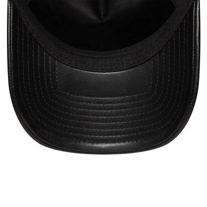 This is a New York Yankees MLB Leather Black 9FORTY E-Frame Adjustable Cap 5