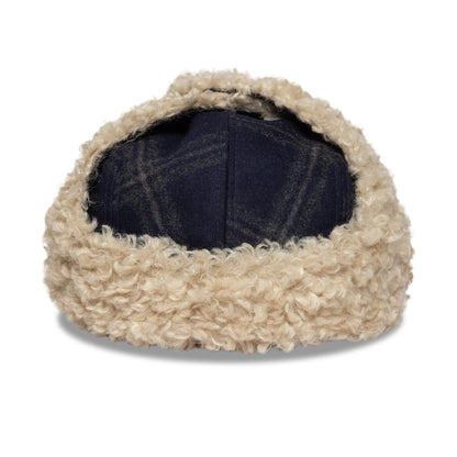 This is a New Era Loden Navy Trapper Hat 7