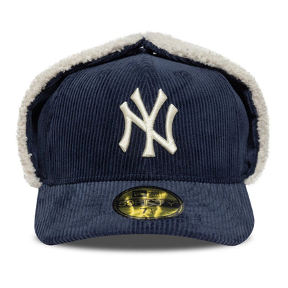 This is a New York Yankees MLB Cord Navy Dogear 59FIFTY Fitted Cap 3