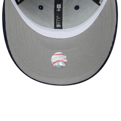 This is a New York Yankees MLB Cord Navy Dogear 59FIFTY Fitted Cap 9