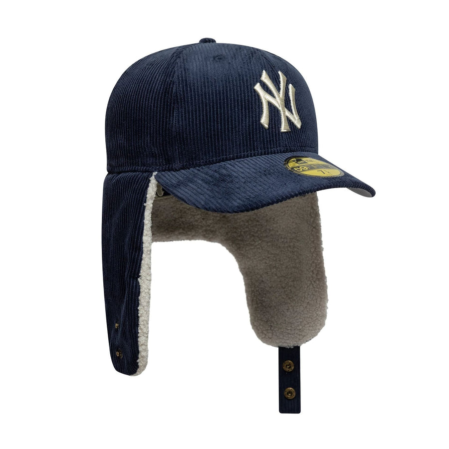 This is a New York Yankees MLB Cord Navy Dogear 59FIFTY Fitted Cap 6
