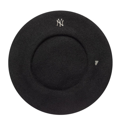 This is a New York Yankees Womens MLB Wool Pin Black Beret  5