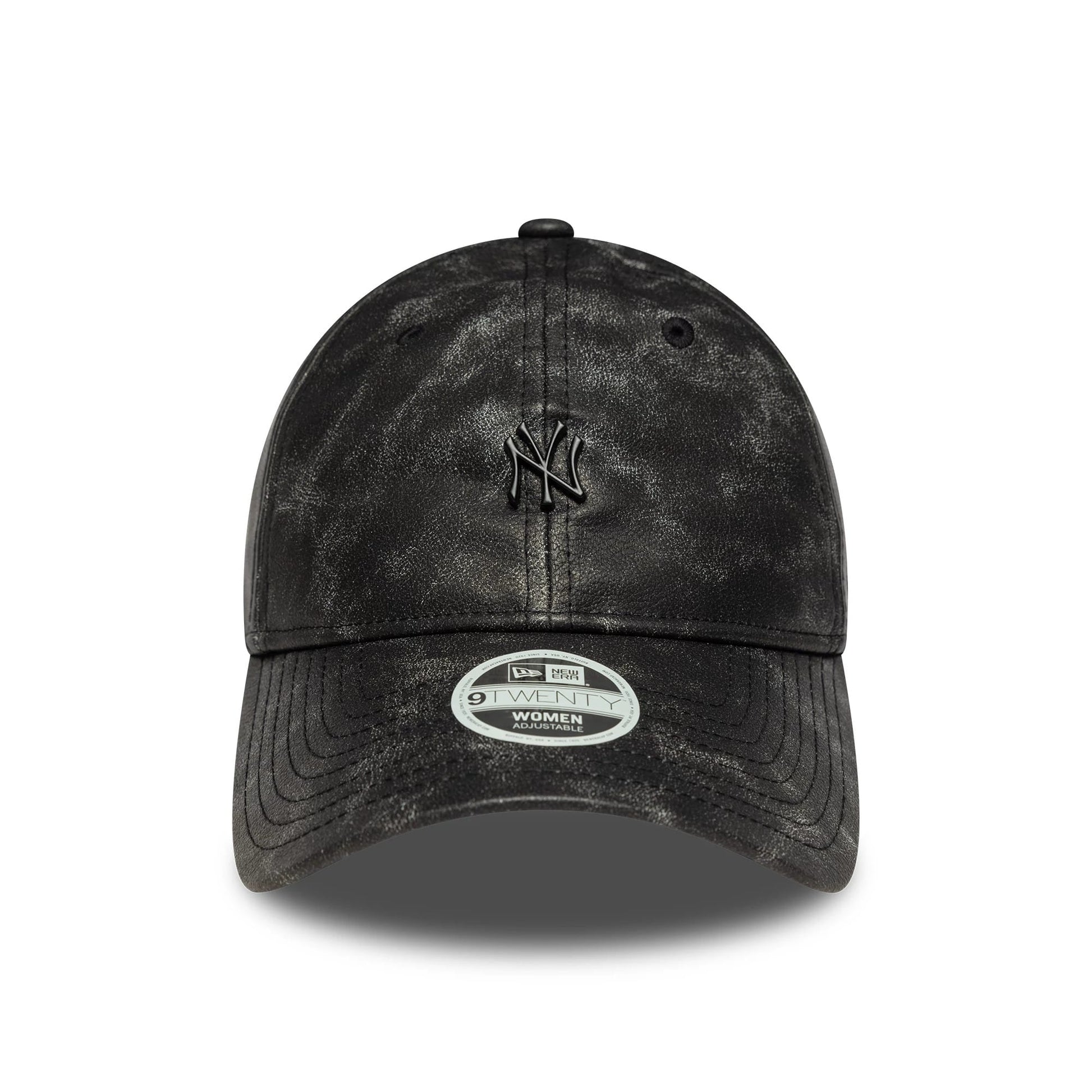 This is a New York Yankees Womens MLB Worn PU Black 9TWENTY Adjustable Cap 2