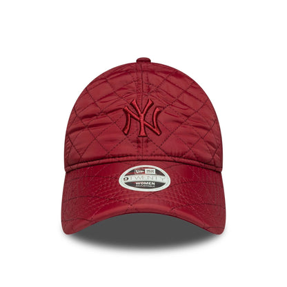 This is a New York Yankees Womens MLB Padded Dark Red 9TWENTY Adjustable Cap 2
