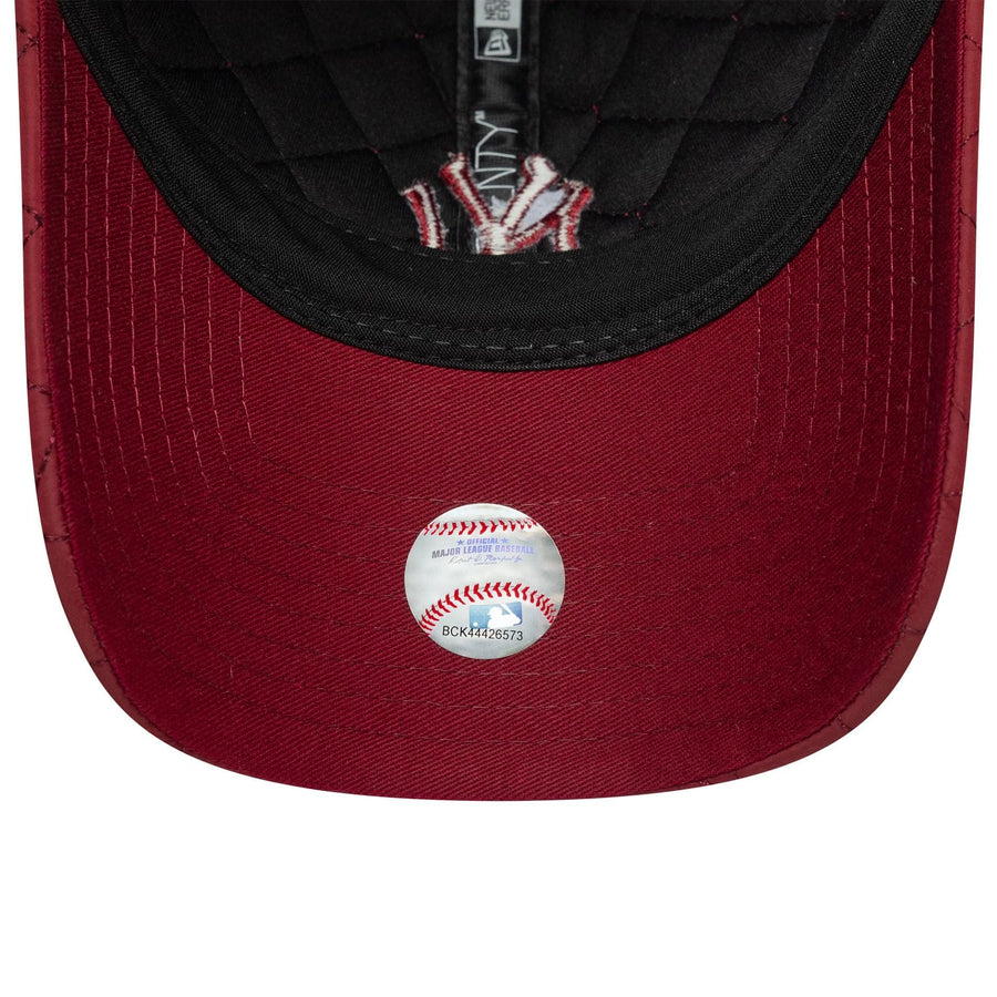 This is a New York Yankees Womens MLB Padded Dark Red 9TWENTY Adjustable Cap 5