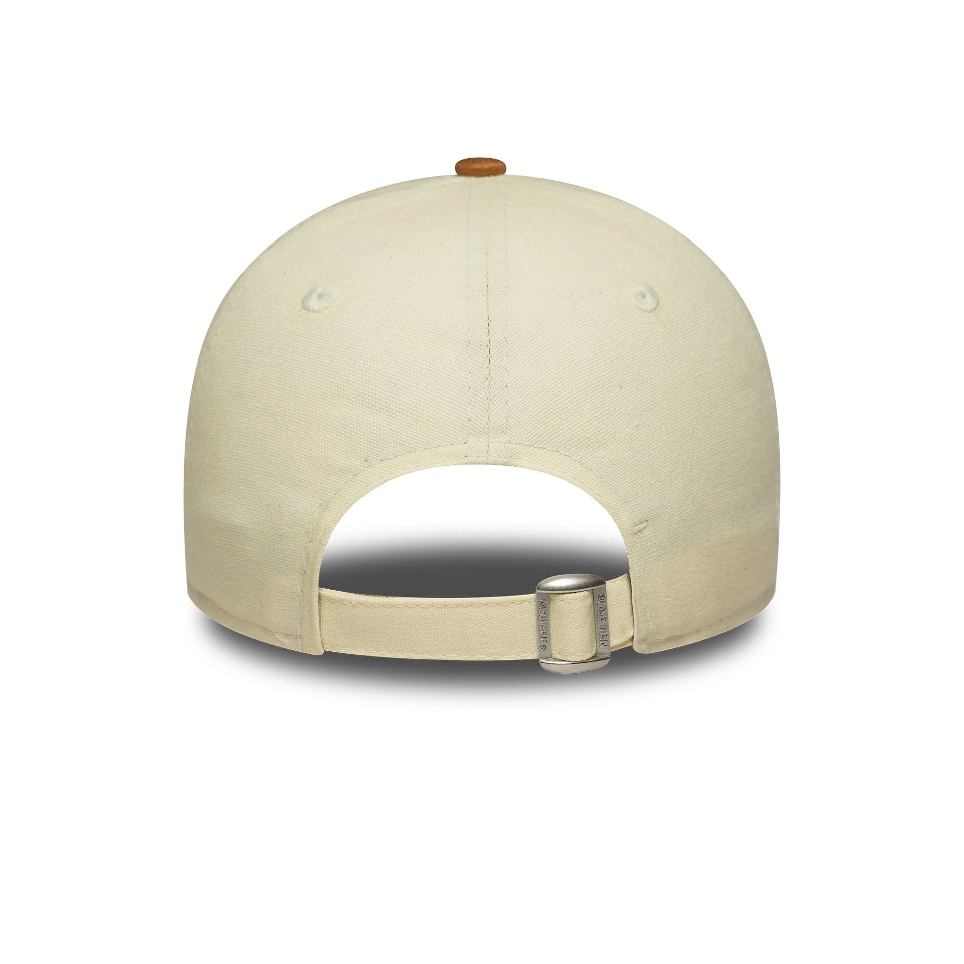 This is a New York Yankees Womens MLB Faux Suede Cream 9FORTY Adjustable Cap 4