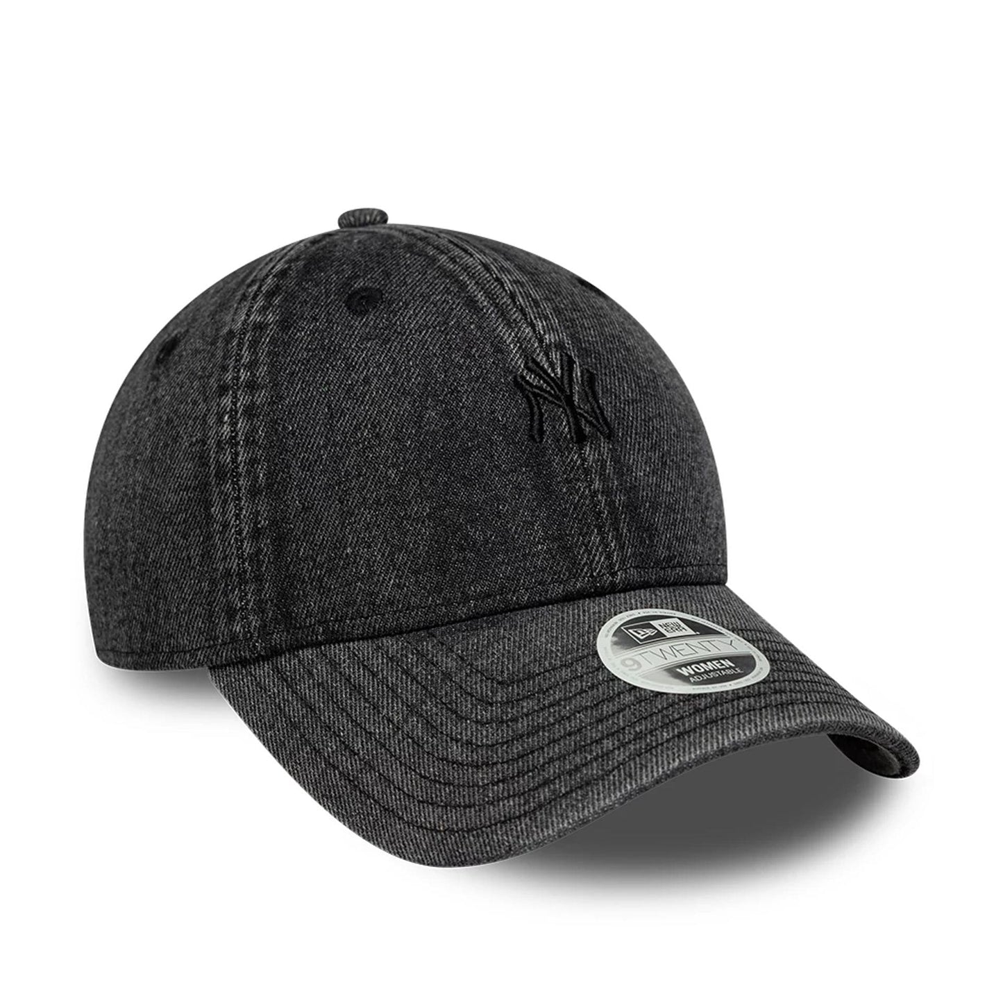 This is a New York Yankees Womens MLB Denim Black 9TWENTY Adjustable Cap 3