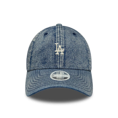 This is a LA Dodgers Womens MLB Denim Blue 9TWENTY Adjustable Cap 2