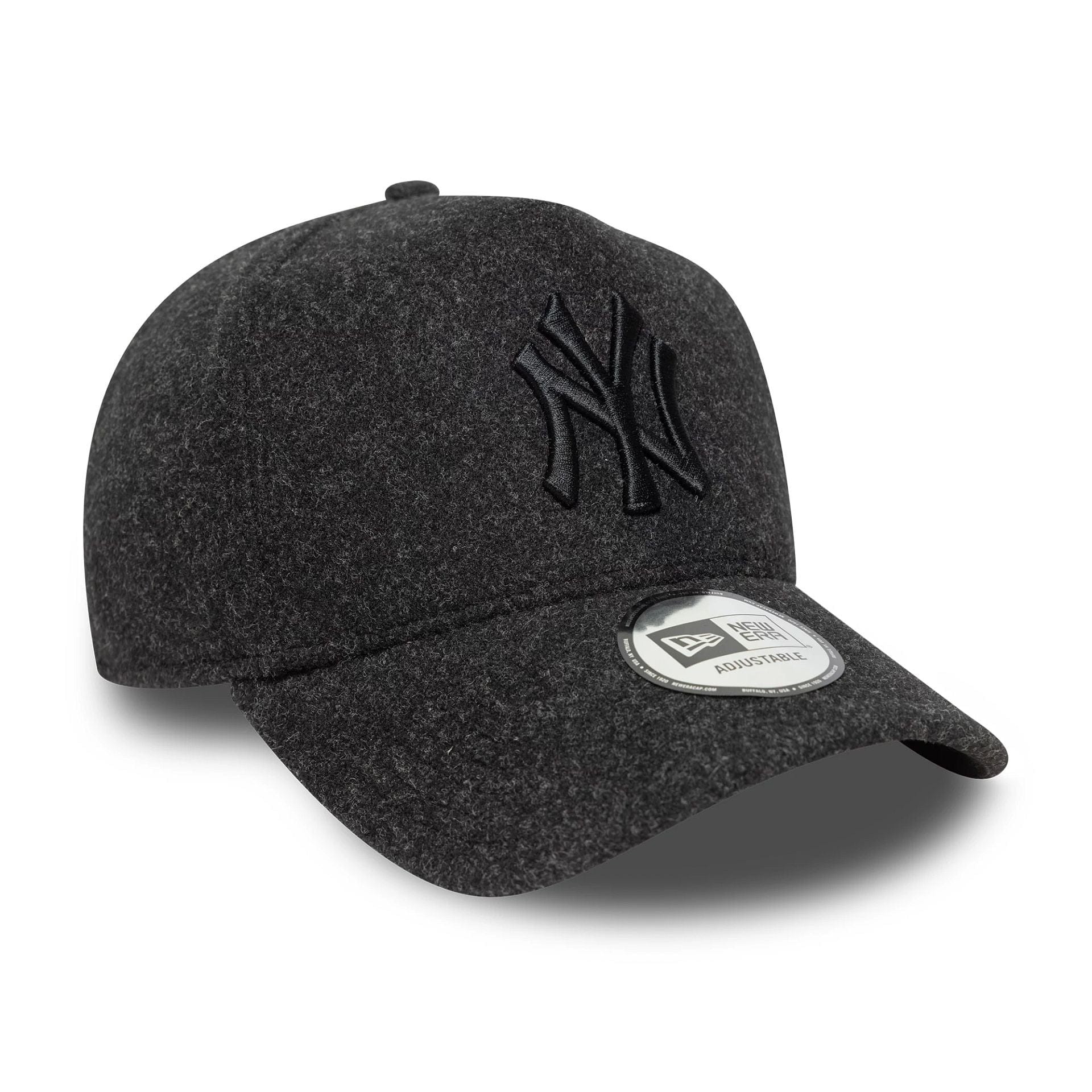 This is a New York Yankees MLB  Dark Grey 9FORTY E-Frame Adjustable Cap 3