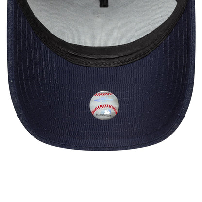 This is a LA Dodgers MLB Melton Navy 9FORTY E-Frame Adjustable Cap 5