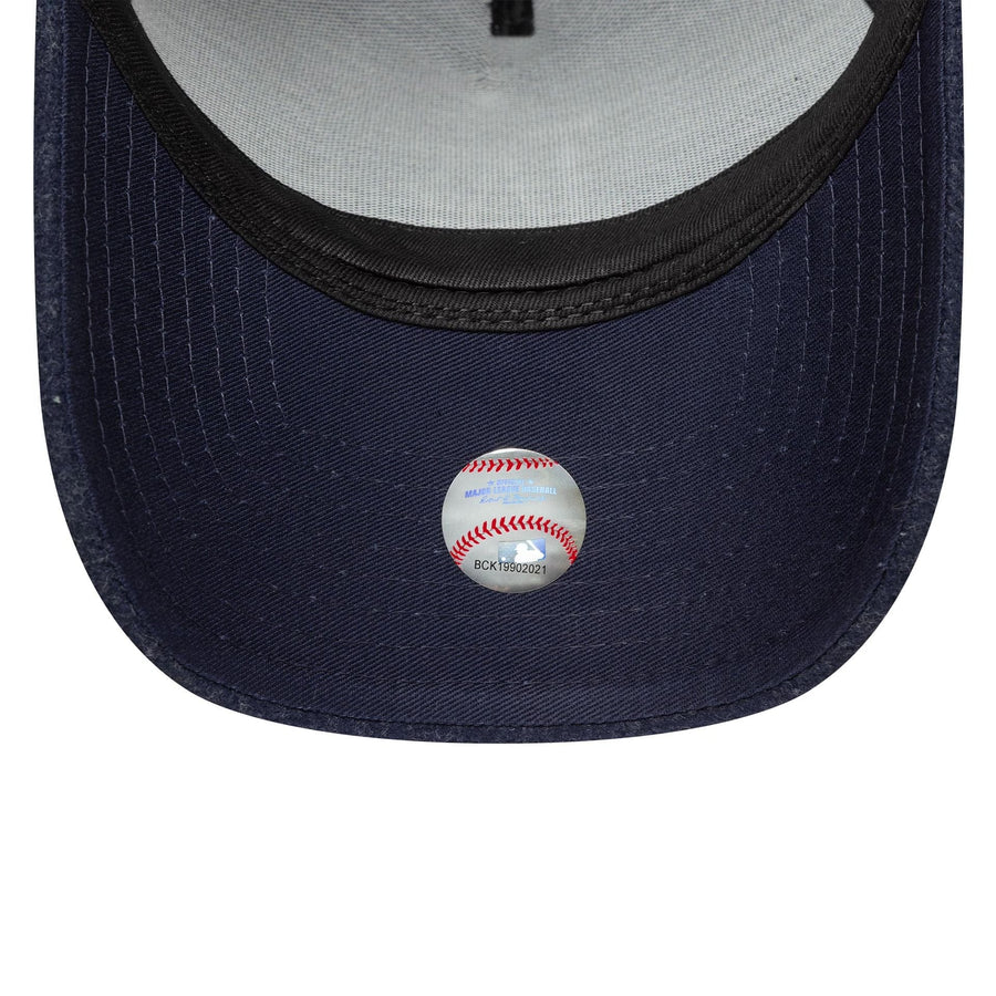 This is a LA Dodgers MLB Melton Navy 9FORTY E-Frame Adjustable Cap 5