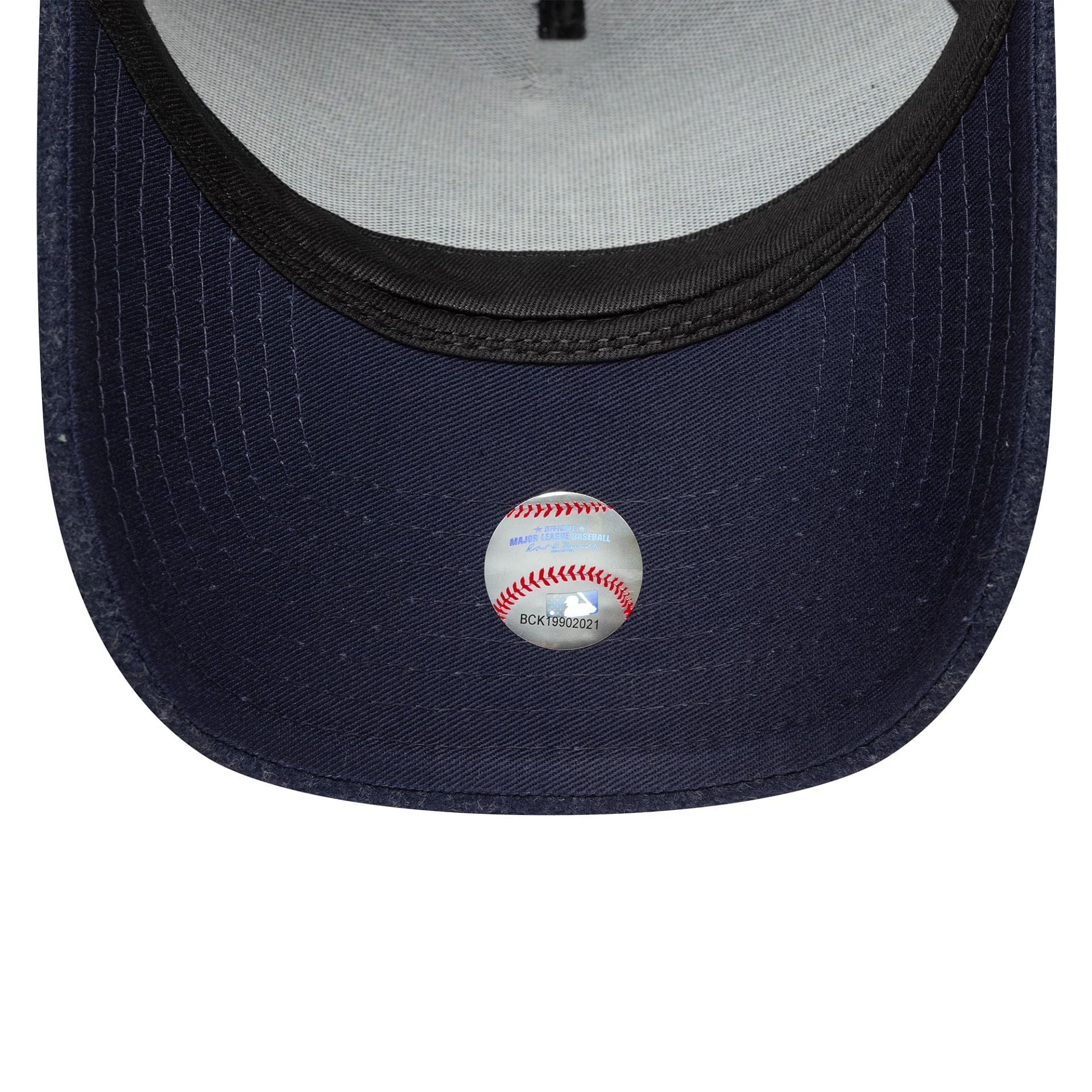 This is a LA Dodgers MLB Melton Navy 9FORTY E-Frame Adjustable Cap 5