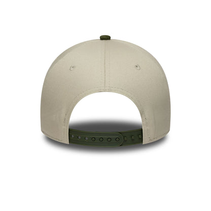 This is a  New Era Camo Patch Cream 9FORTY E-Frame Adjustable Cap 4