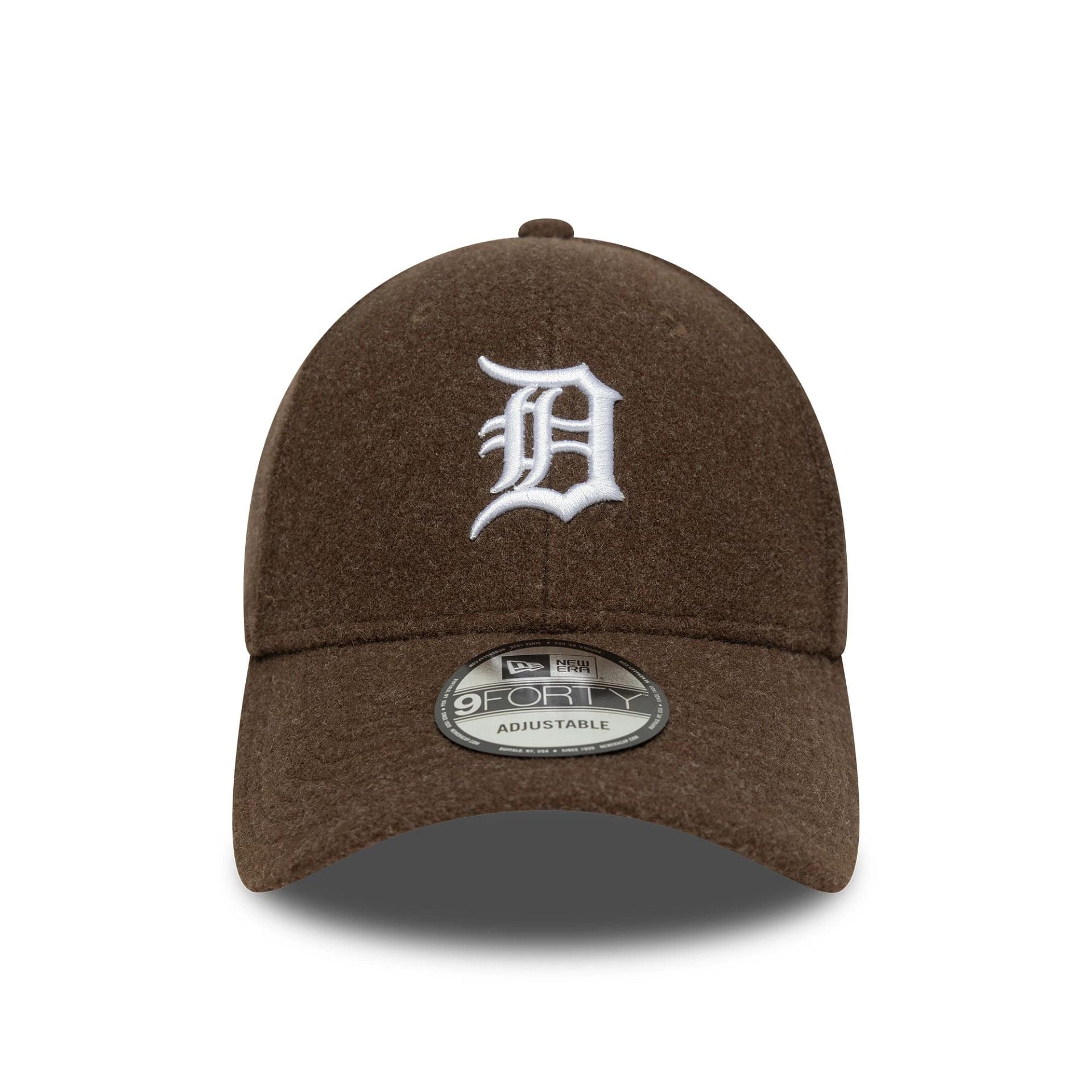 This is a Detroit Tigers MLB Melton Dark Brown 9FORTY Adjustable Cap 2