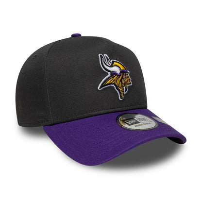 This is a Minnesota Vikings NFL Charcoal 9FORTY E-Frame Adjustable Cap 3