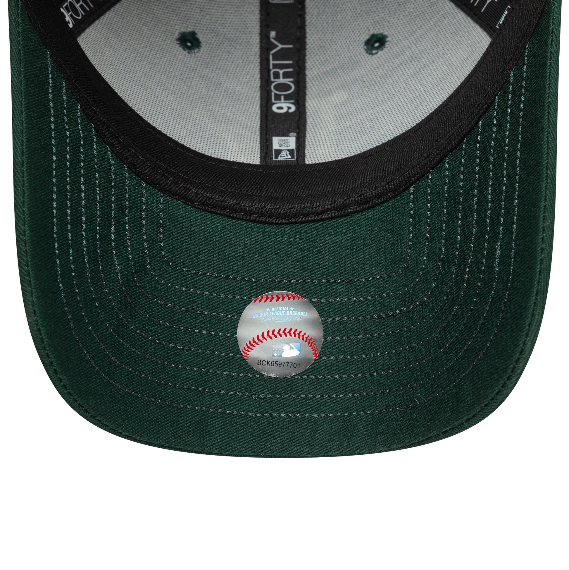 This is a LA Dodgers MLB Visor Script Dark Green 9FORTY Adjustable Cap 5