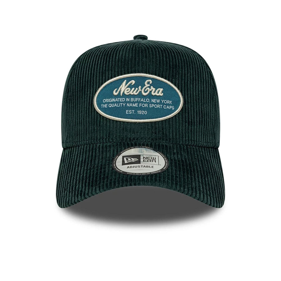 This is a  New Era Patch Cord Dark Green 9FORTY E-Frame Adjustable Cap 2
