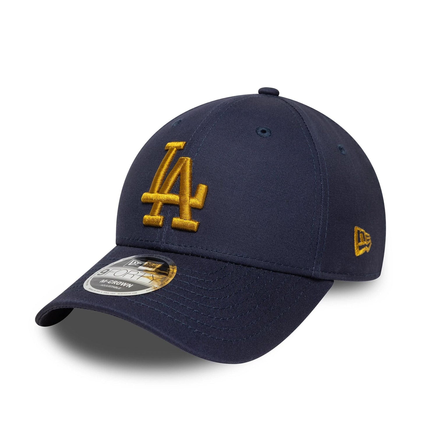This is a LA Dodgers MLB World Series Patch Navy 9FORTY M-Crown Adjustable Cap 3