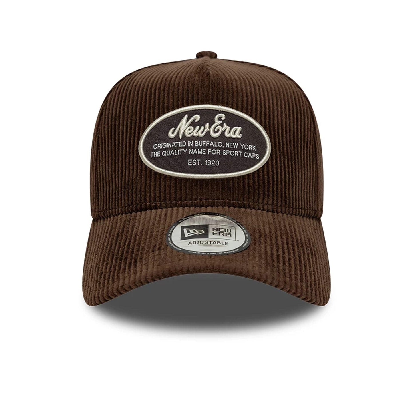 This is a  New Era Patch Cord Dark Brown 9FORTY E-Frame Adjustable Cap 2