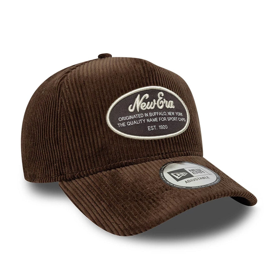 This is a  New Era Patch Cord Dark Brown 9FORTY E-Frame Adjustable Cap 3