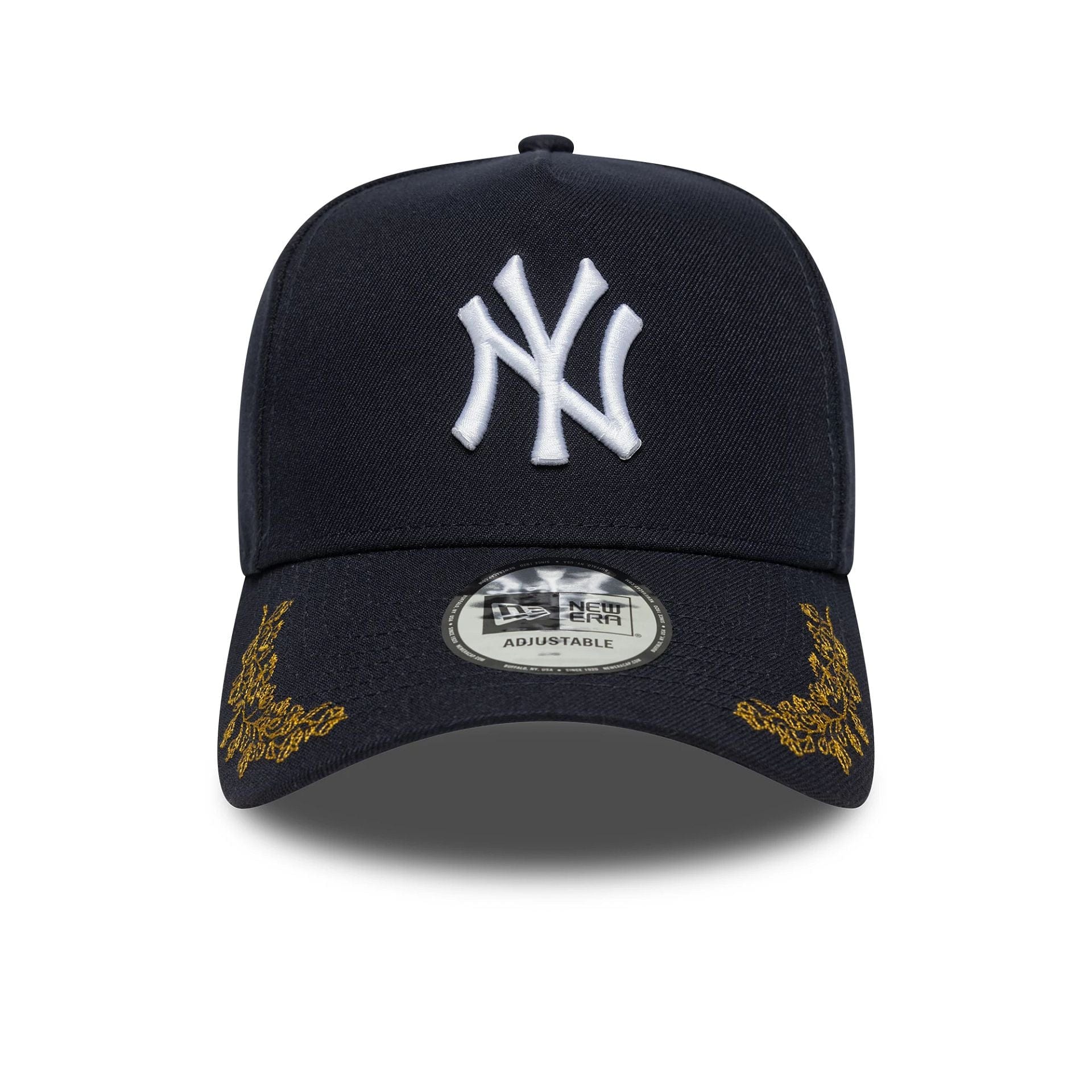 This is a New York Yankees MLB Tonal Icon Navy 9FORTY E-Frame Adjustable Cap 2