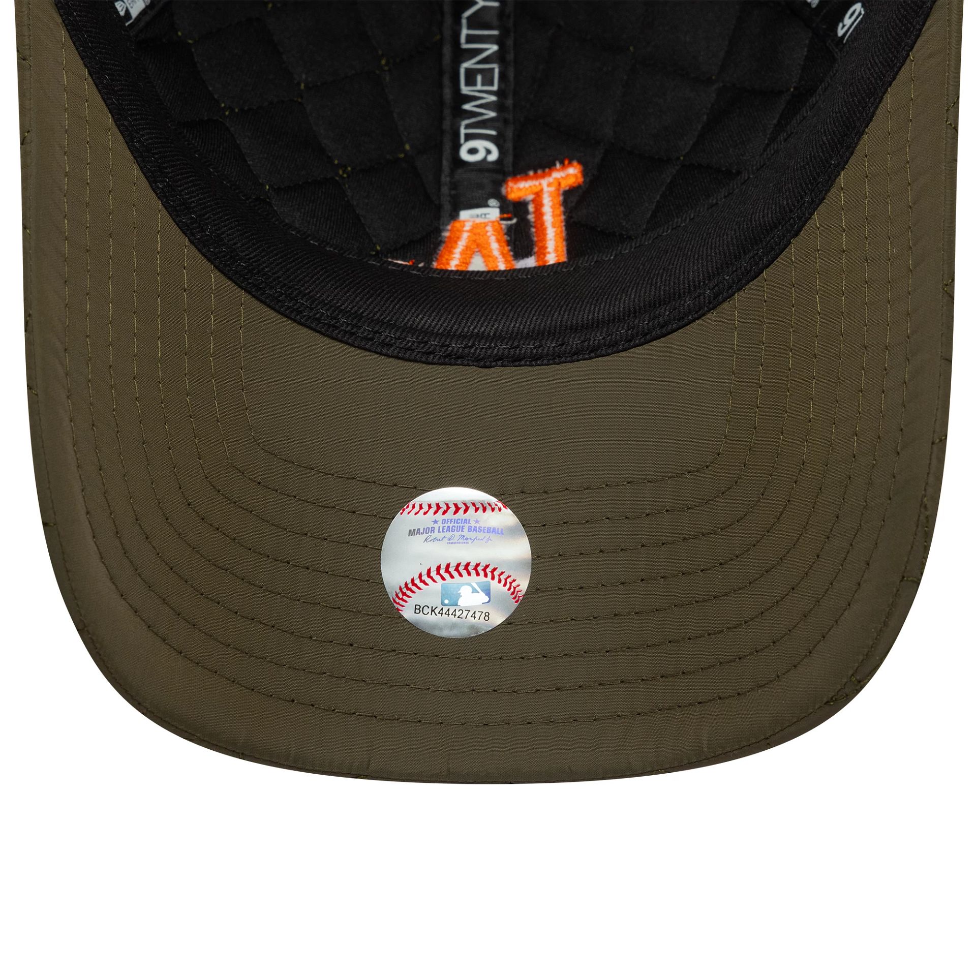 This is a LA Dodgers MLB Quilted Dark Green 9TWENTY Adjustable Cap 5