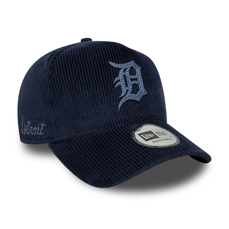 This is a Detroit Tigers MLB Cord Navy 9FORTY E-Frame Adjustable Cap 1