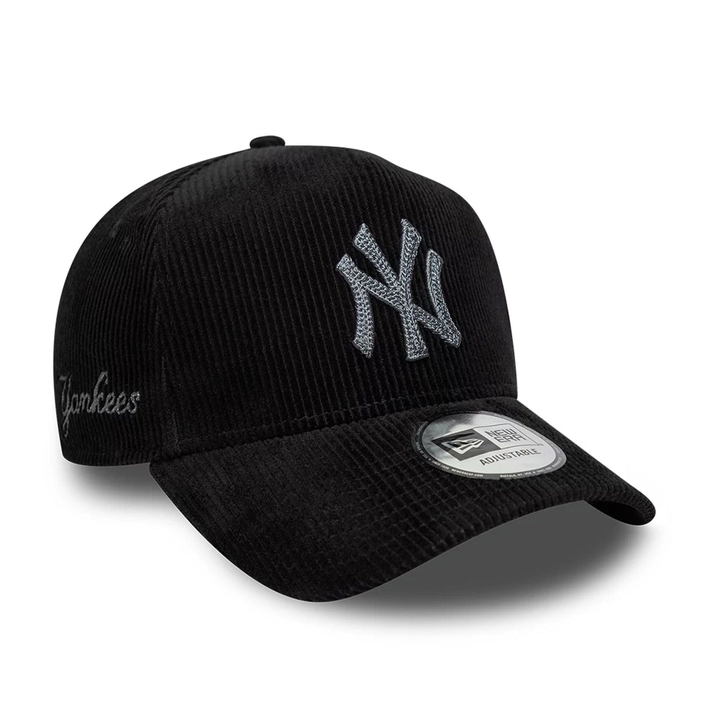 This is a New York Yankees MLB Cord Black 9FORTY E-Frame Adjustable Cap 3
