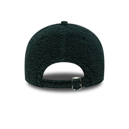 This is a Oakland Athletics MLB Winter Borg Dark Green 9FORTY Adjustable Cap 4