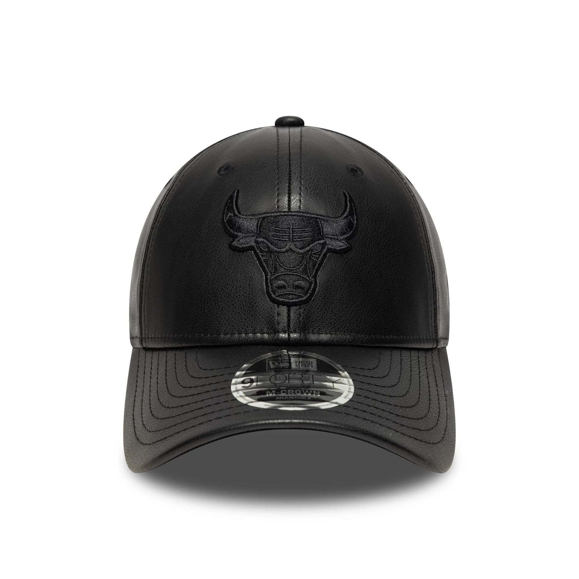 This is a Chicago Bulls NBA PU Black 9FORTY M-Crown Adjustable Cap 2