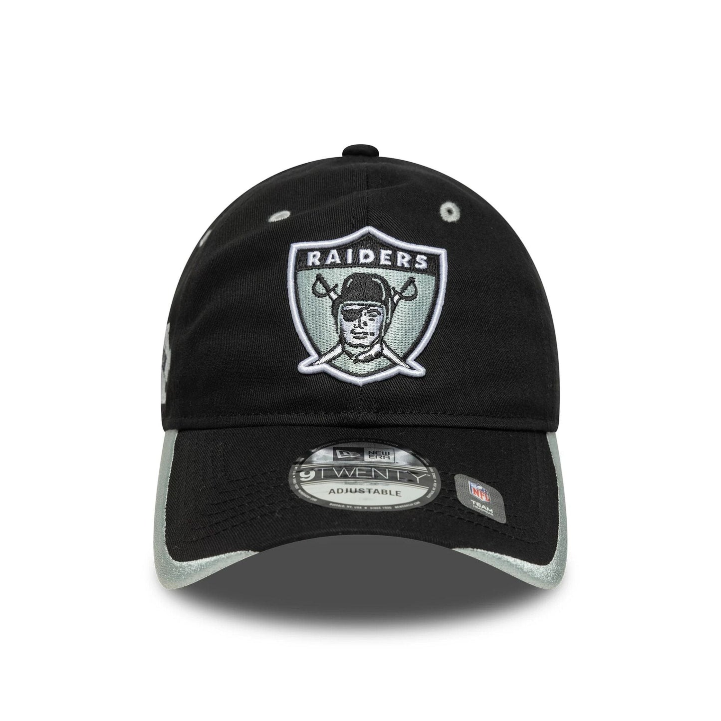 This is a Las Vegas Raiders NFL Black 9TWENTY Adjustable Cap 2