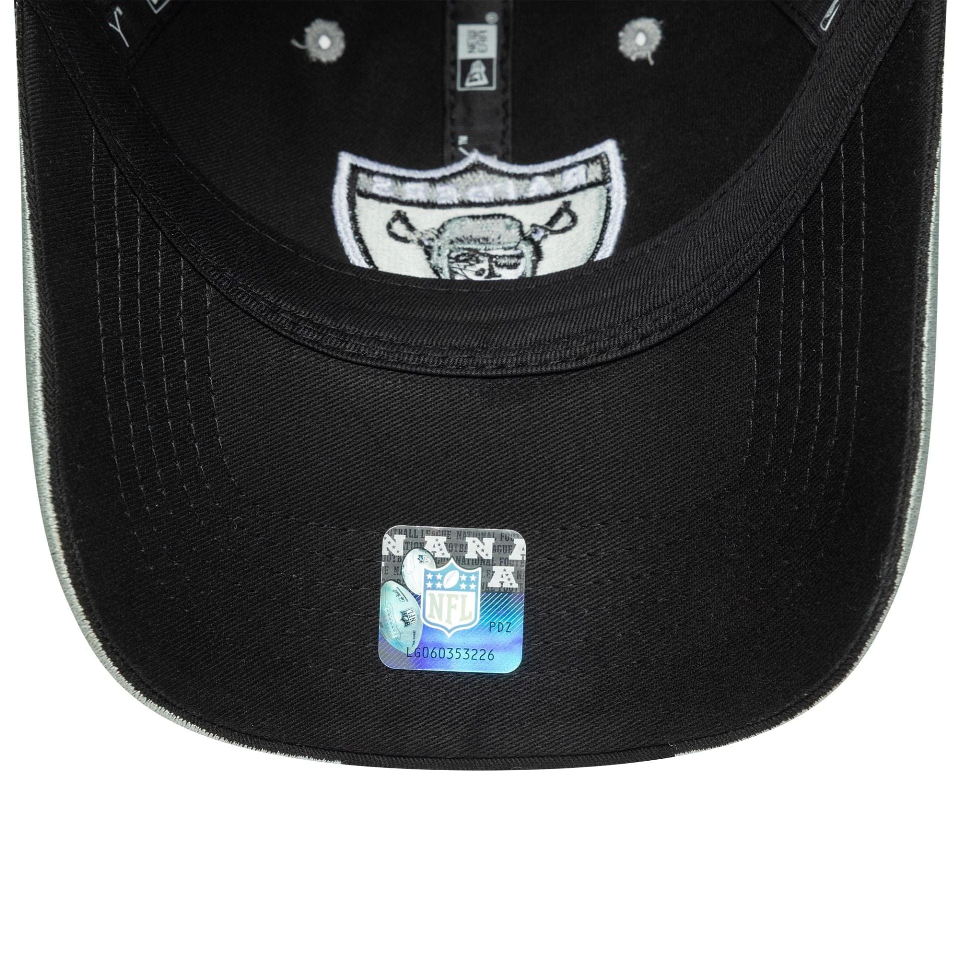 This is a Las Vegas Raiders NFL Black 9TWENTY Adjustable Cap 5