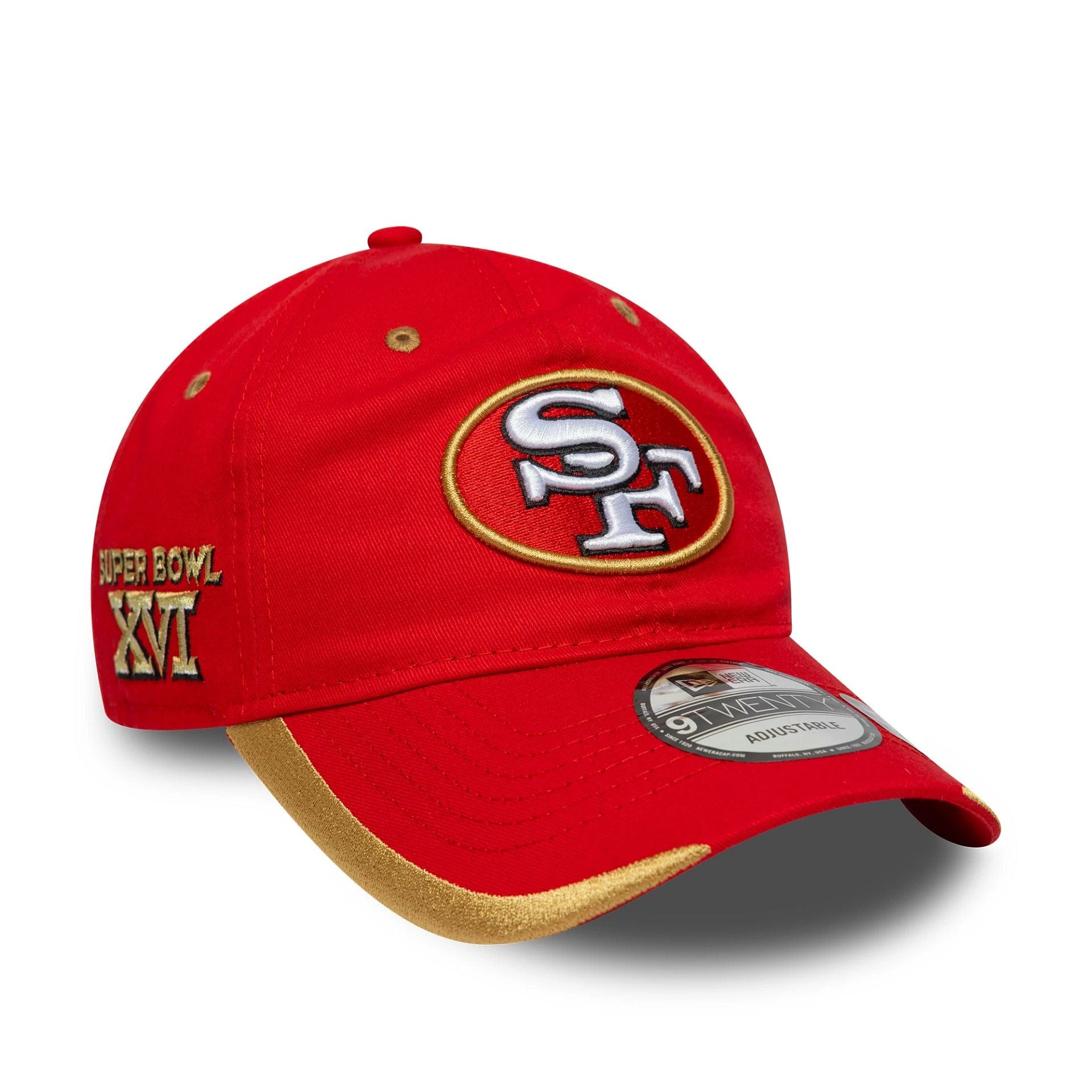 This is a San Francisco 49ers NFL Red 9TWENTY Adjustable Cap 1