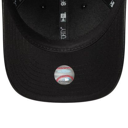 This is a LA Dodgers MLB PU Black 9FORTY M-Crown Adjustable Cap 5