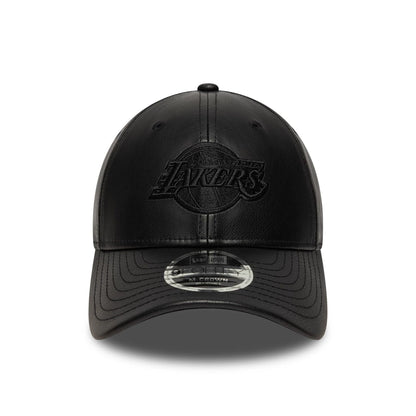 This is a LA Lakers NBA PU Black 9FORTY M-Crown Adjustable Cap 2