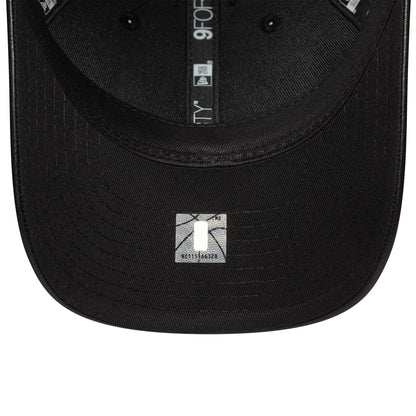 This is a LA Lakers NBA PU Black 9FORTY M-Crown Adjustable Cap 5