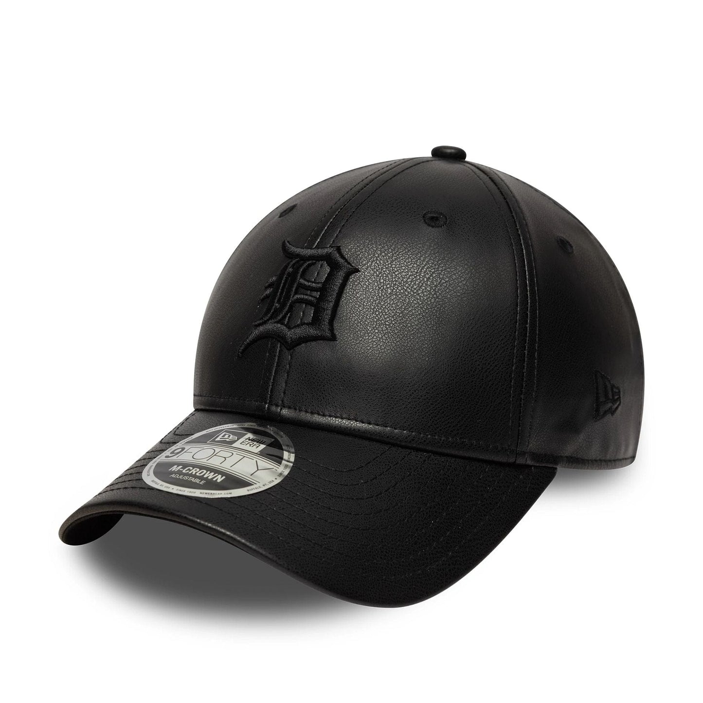 This is a Detroit Tigers MLB PU Black 9FORTY M-Crown Adjustable Cap 1