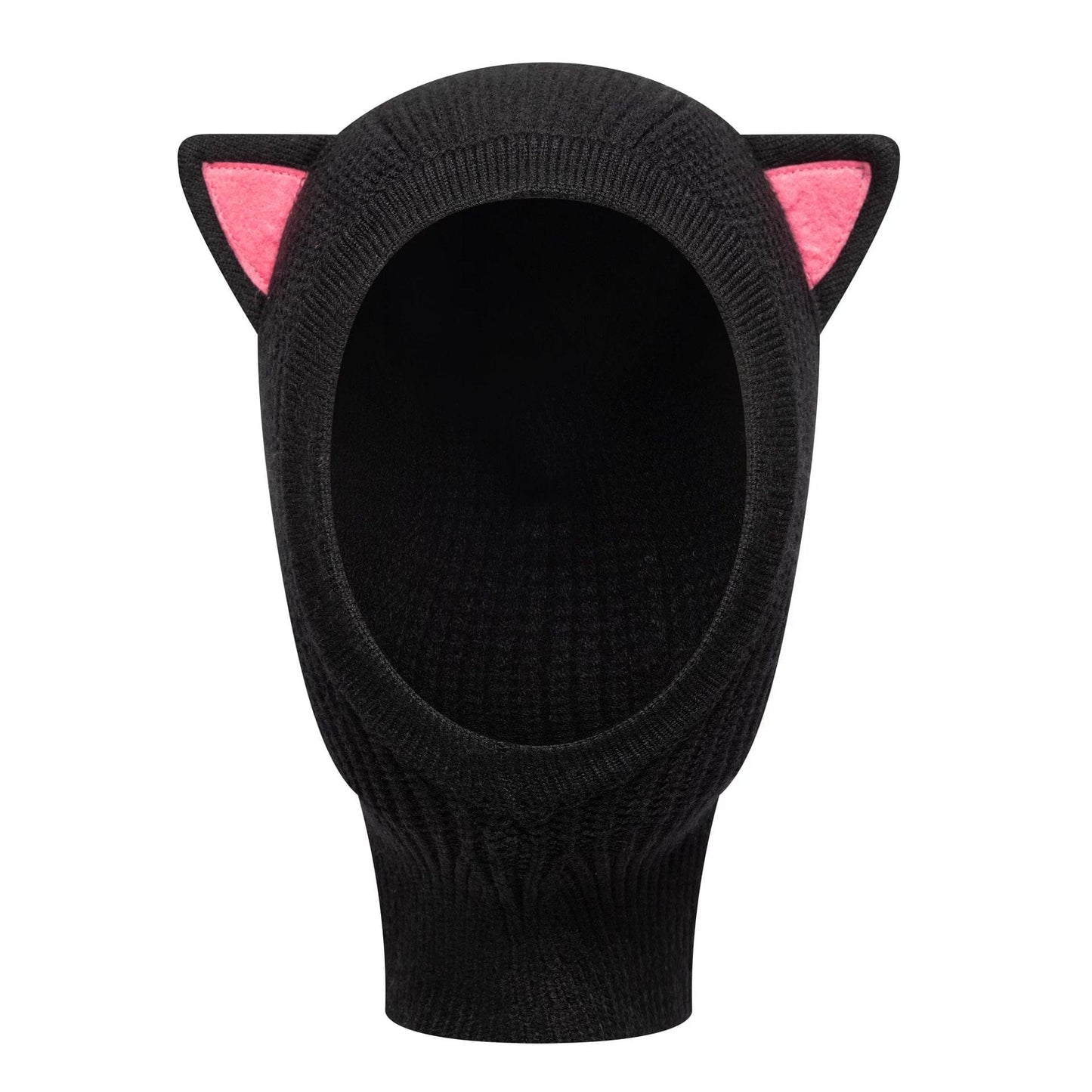 This is a Child New Era Cat Ears Black Balaclava 2