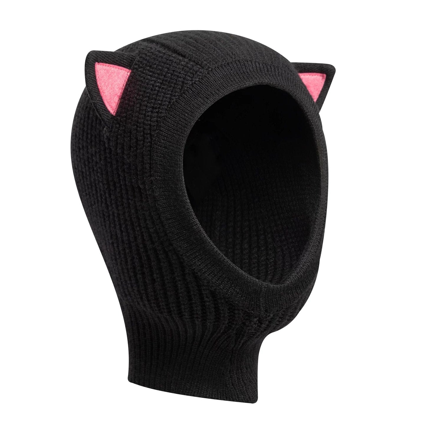 This is a Child New Era Cat Ears Black Balaclava 3