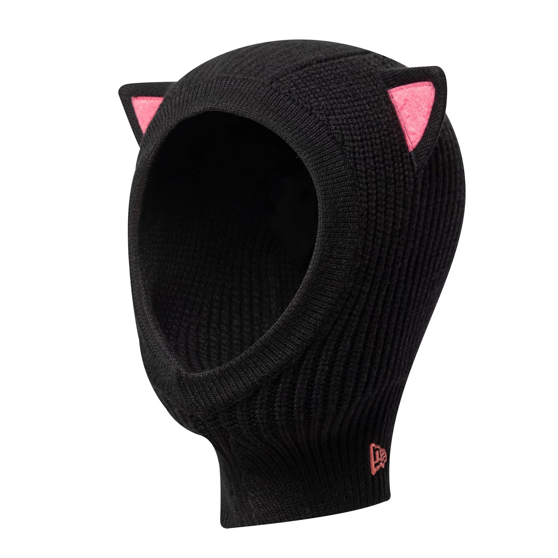 This is a Child New Era Cat Ears Black Balaclava 1