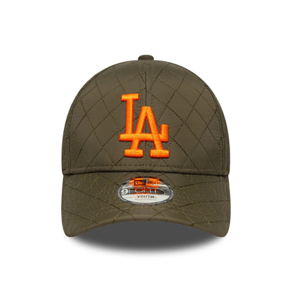 This is a New York Yankees Youth MLB Quilted Dark Green 9FORTY Adjustable Cap 2