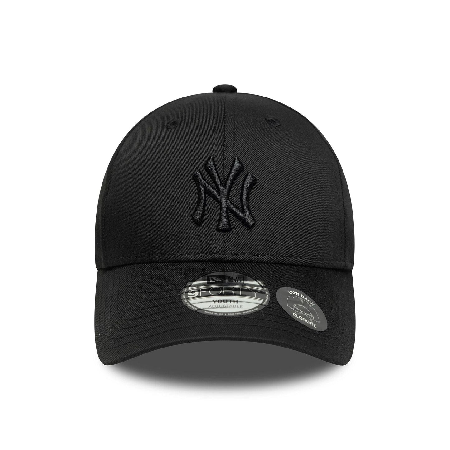 This is a New York Yankees Youth MLB Bow Back Black 9FORTY Adjustable Cap 3