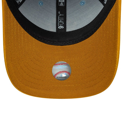 This is a New York Yankees Youth MLB Cord Pastel Blue 9FORTY Adjustable Cap 5