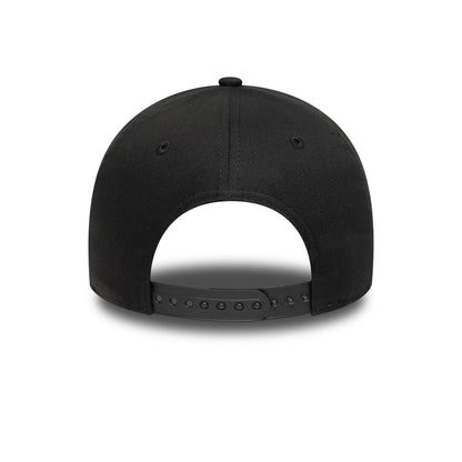 This is a New York Yankees MLB Team Outline Black 9FORTY E-Frame Adjustable Cap 4