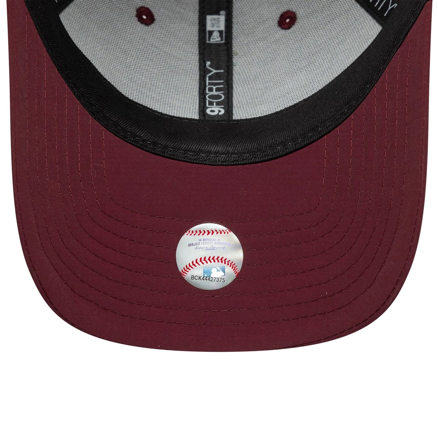 This is a New York Yankees MLB Recycled Mini Dark Red 9FORTY Adjustable Cap 5