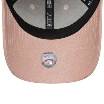 This is a LA Dodgers Womens MLB League Essential Pastel Pink 9FORTY Adjustable Cap 5