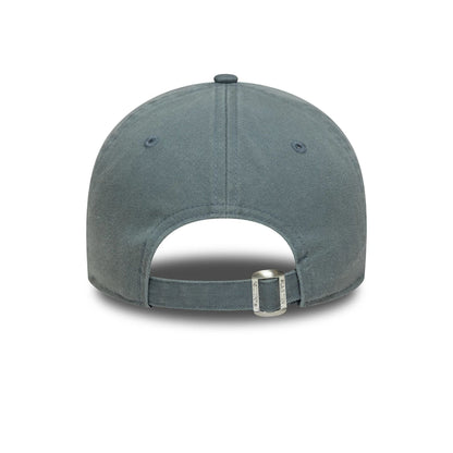 This is a New York Yankees MLB Washed Mini Logo Dark Grey 9TWENTY Adjustable Cap 4