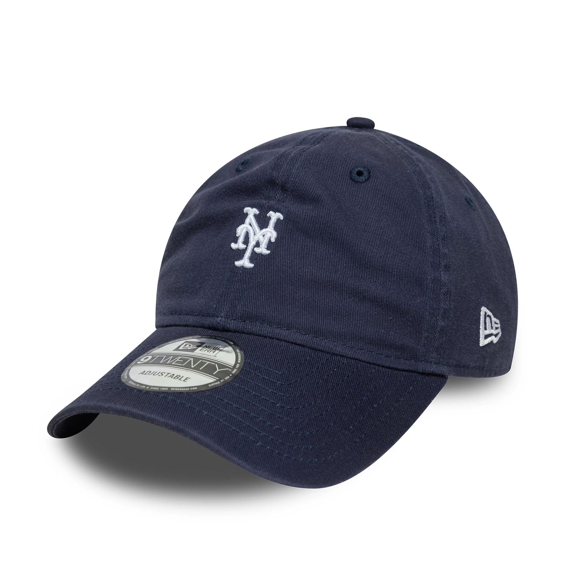MLB Washed Mini Logo New York Mets Navy 9TWENTY Cap | NEC UK