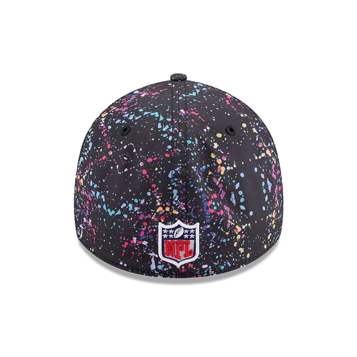 This is a Kansas City Chiefs NFL Crucial Catch 2025 Black 39THIRTY Stretch Fit Cap 6