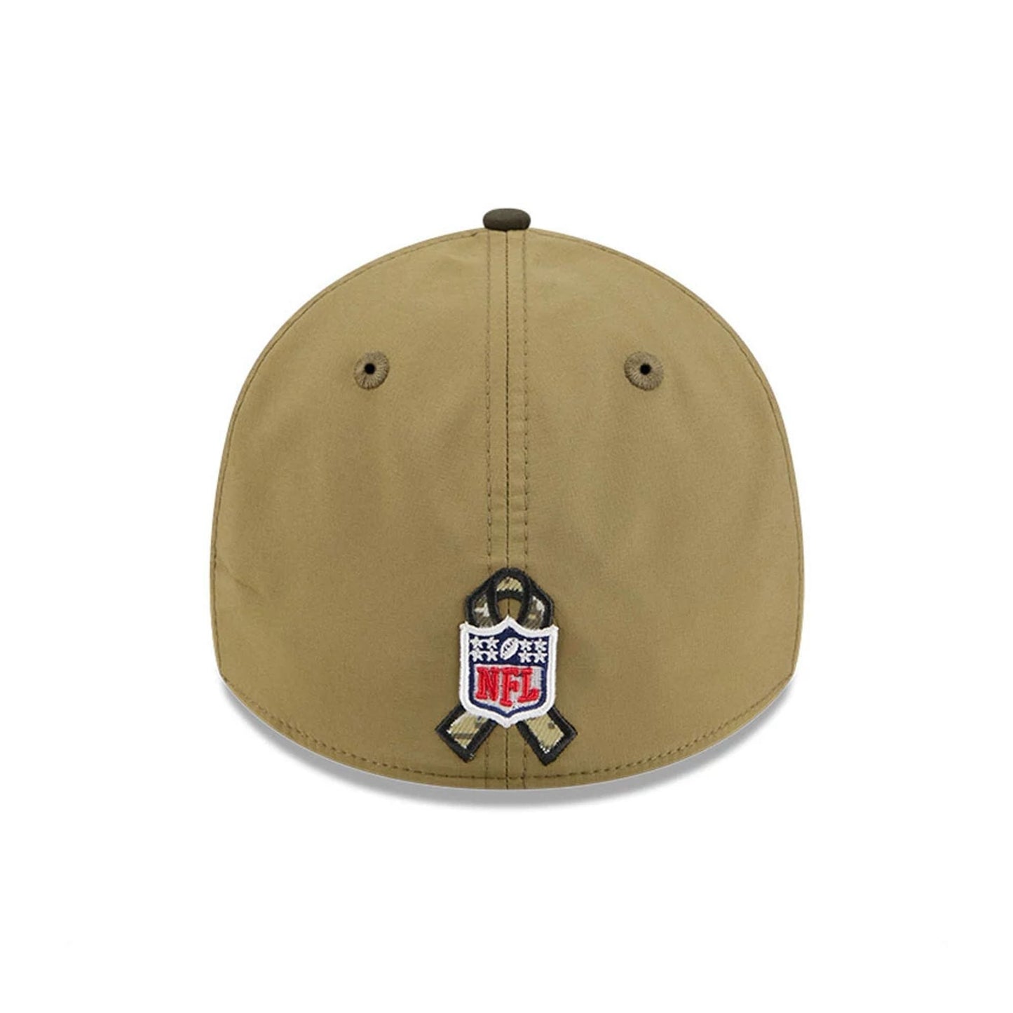 This is a Miami Dolphins NFL Salute To Service 2025 Dark Green 39THIRTY Stretch Fit Cap 4